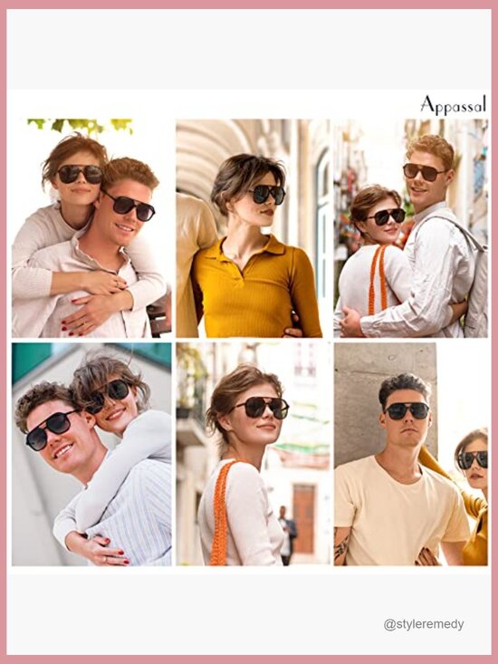 Polarized Aviator Sunglasses UV400 Protection Plastic Frames main image 4